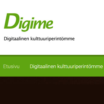 Digime.fi verkkosivut ja logo